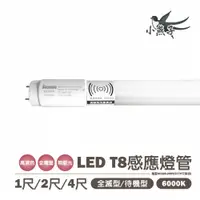 在飛比找蝦皮購物優惠-🤩【小燕子】 T8 LED 玻璃 感應 燈管 1尺 2尺 4