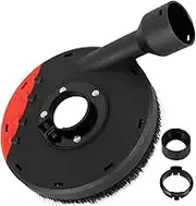 Surface Grinding Dust, Shroud for Angle Grinders, Angle Grinder Dust Shroud, Surface Grinding Dust Shroud Durable Model 100/125mm Grinding Dust Cover Premium Angle Grinder Attachment for Angle Grinder (Black 100mm)