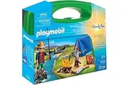 Playmobil Camping Carry Case Kids Childrens Interactive Play Fun Toy Playset 4+