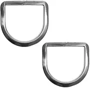 Hill Saddlery 2 Pack Saddle Replacement Dees 3" Stainless Steel