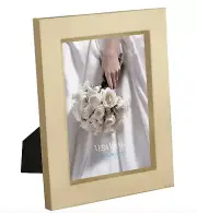 VERA WANG SATIN GOLD PLATED 8"x 10" WEDDING PHOTO FRAME 40003667 NEW NIB