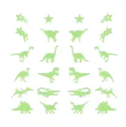 Dinosaur Wall Decal for Kid Room, Glow in The Dark Stickers Removable Party Gift