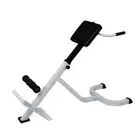 Back Extension Trainer Bench With Cushion Steel Frame Adjustable Height Home Gym
