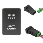 Switch Boss Red and Green LED Push Switch for Mitsubishi Triton (MQ MR) Pajero (QE QF) - Spot Lights