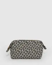 Print Structured Cosmetic Case
