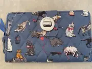 Vera Bradley RFID Turnlock Wallet In Cat’s Meow Pattern NEW With Tag