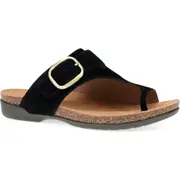 Dansko Rylee Sandal in Black Suede at Nordstrom, Size 11.5-12Us