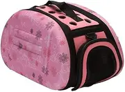 Cat and Dog Bag Pet Out Travel Bag Puppy Handbag with Portable Pack Folding Dog Backpack (Color : D)