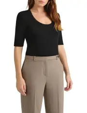[David Lawrence] Lorelai Babywool Tee in Black