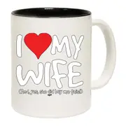 Love My Wife And Yes Mug Cup