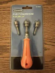 Warrior 3-In-1 Countersink Hex Hand Tool Set Item 68535 1/2" 5/8" 3/4"