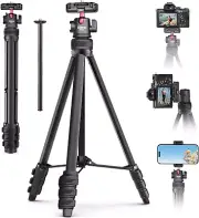 2 in 1 Camera Phone Video Tripod - TT51 Portable Tripod Stand I 360° Rotable Ba