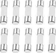 uxcell 10Pcs 5x20mm Ceramic Fuse 250V Slow Blow Ceramic Fuses Miniature Fuses for LCD TV (T2.5A)