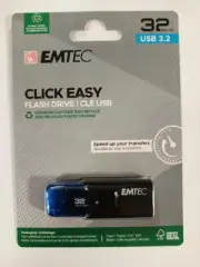 Emtec Click Easy B110 USB 3.0 (3.2) Flash Drive 32 GB External 32GB, Blue