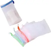 5pcs Exfoliating Mesh Soap Saver Mesh Soap Bags for Soap Bars Soap Washing Bag Exfoliating Soap Bag Sisal Soap Bag Soap Dish Can Foam Mesh Bag Soap Mesh Pouch