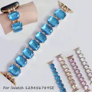 Women Jewelry Bangle for Apple Watch Strap 38 42mm 40mm 44mm 41 45mm 49mm Ultra
