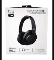 Altec Lansing Q+ MZX870, Bluetooth Headphones-Active Noise Cancelling- BLK-NEW