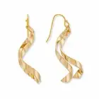 Rocksbox Slate Joni Spiral Drop Earrings in Gold