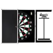Formula Sports Dart Board Game 15 inch and Aluminium Cabinet Set