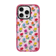 iPhone 16 Pro Impact Case MagSafe Compatible FLOWERS BY ROMERO BRITTO