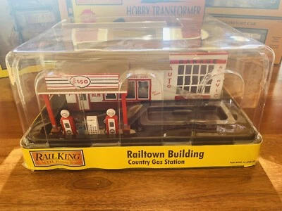RARE RAIL KING BY M.T.H. ESSO COUNTRY GAS STATION 30-90301 NEW IN BOX