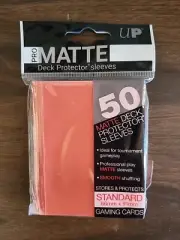 Ultra Pro - Peach Pro Matte Gaming Card Sleeves - 50