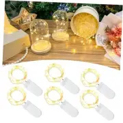 Fairy Lights Battery Operated String Lights, 10 LED on 3.3ft 6 Pack Warm White