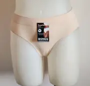 Bonds Ladies WWGCA GDU Base Blush Side Seamfree Seamless Midi Brief Size 16 New
