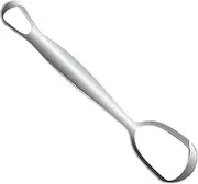 Tongue Scraper - StainlessStainless Steel Metal Tongue Scraper | Fan-Shaped Oral Care Tool For Daily Cleaning Reduce Bad Breath For Family Adults, Non-slip Feature, Enabling Daily Maintenance Of Oral