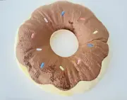 Target Bullseye Playground Summer 2024 Chocolate Donut Pillow w/ Sprinkles