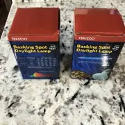 2PC - Basking Spot Daylight Lamps 50w For Reptile and Amphibians - Tekizoo