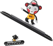 Temporary Parking Card Sign for Cars, License Plate for Temporary Parking, Funny Temporary Parking Sign - Car Dashboard, Cartoon Skateboard Monkey, Car Skateboard Accessories for SUV, Caravan