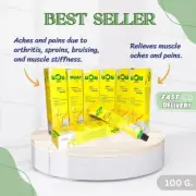 Muay Analgesic Cream Relieves Muscular Aches Pain Water-based Non-greasy 100g.