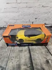 XQ Xstreet Chevrolet Corvette Chevy Yellow Radio Control Car 1:18 RC