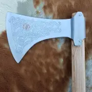 Etched Dane Axe - Stainless Steel Decorative Viking Danish Norse