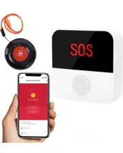 WiFi Smart Wireless Caregiver Pager Call Button Emergency Alert System Life Aler
