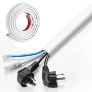 AGPTEK Wall Cord Hider 78 Inch - Self-Adhesive Wire Cover Cable Raceway Flexi...