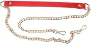 [HAWILLOSCH] 1 PC Elegant PU Leather Bag Chain Strap Versatile Replacement Accessory for Handbags Suitcases Purses Durable Fade Less Enhance Your Outfits