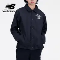 在飛比找蝦皮商城優惠-【New Balance】 NB 襯衫式外套_男性_黑色_A