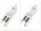 2x40w Smeg Oven Halogen Lamp Light Bulb Globe SFA304X SFA309X SFA390X SFA395X