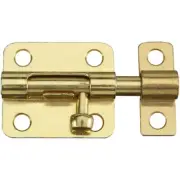 2-1/2" Satin Brass Tone Steel Standard Barrel Bolt