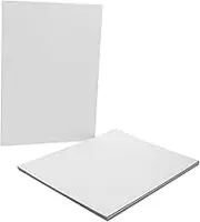 Cardboard Sheet Mat Board for Picture Frames 5 Pack Photo Frame Backing Paper Sheets A4 Size White Backing Board for Artistic Projects