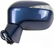Vehicle Wing Mirror For CIVIC FA1 FD1 FD2 2006-2011 Auto Car Side Rearview Mirror Assy 3-PINS LED 5-PINS Electric Folding Complete Wing Mirrors(5pin Left Blue)