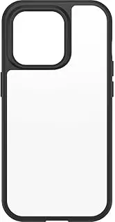 [Otterbox] iPhone 14 Pro Sleek Series Antimicrobial Case, Shockproof, Drop Proof, Ultra-Slim, Protective Thin Case, Tested to Military Standard,Black Crystal (Clear/Black)
