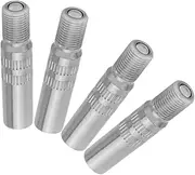 Tire Valve Stem Extension Inflator Extender Hose Pcs Metal Valve Stem Caps Cover for Car Bike Truck