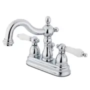 Kingston Brass KB160.PL Heritage 1.2 GPM Centerset Bathroom - Chrome