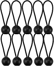 Small Bungee Cords | 10 Bungee Cord with Balls | High Elastic UV Resistant Bungee Cords with Balls | Heavy-Duty Bungee Straps for Camping, Shelter, Cargo,Tent Poles, Securely Down Gear, Equipment