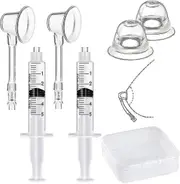 Inverted Nipple Puller 2 Pc Nipple Aspirator Corrector Women Nipple Suckers