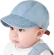 [XINCHIA] Kids Toddler Baseball Hat Baby Children's Washed Vintage Cowboy Visor Cap Adjustable Trucker Infant Sun Protection Hats Peak Outdoor Football Sports Snapback School Summer Caps for Boys Girls Aged 2-4