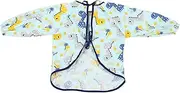 Toyvian Feeding Apron Long Sleeve Cotton Bib Smock for Soft and Durable for Months Clothes From Stains Lightweight Design